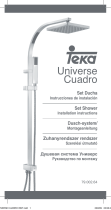 Teka Universe Cuadro Duschkopf Bedienungsanleitung