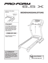 Pro-Form 6.5 X Treadmill Bedienungsanleitung