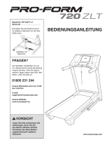 Pro-Form 720 Zlt Treadmill Bedienungsanleitung