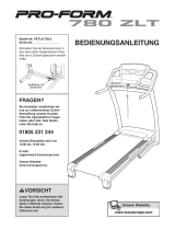 Pro-Form 780 Zlt Treadmill Bedienungsanleitung