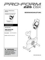 ProForm PFEVEX74016 Bedienungsanleitung