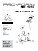 ProForm PFIVEX17016 Bedienungsanleitung