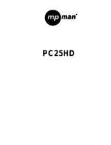 MPMan PC25HD Bedienungsanleitung