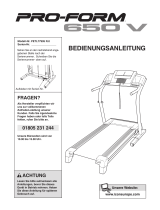 Pro-Form 650 V Treadmill Bedienungsanleitung