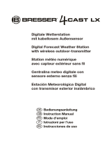 Bresser 4Cast LX Wireless Weather Station (4 days), white/silver Bedienungsanleitung