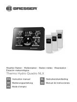 Bresser Thermo Hygro Quadro NLX - Thermo-/Hygrometer Bedienungsanleitung