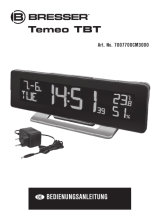 Bresser Temeo TBT Temperature station and RC alarm clock Bedienungsanleitung