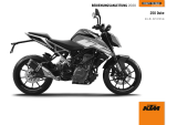 KTM 250 Duke 2020 Bedienungsanleitung