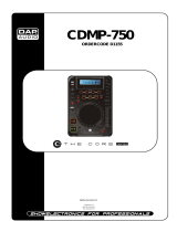 DAP-Audio CDMP-750 Bedienungsanleitung