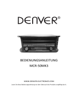 Denver MCR-50MK3 Benutzerhandbuch