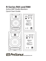 PRESONUS R65 Schnellstartanleitung