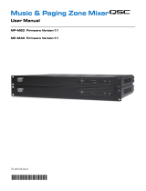QSC MP-M40 Benutzerhandbuch