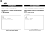 SICK WSE12-3P2411P02 Bedienungsanleitung