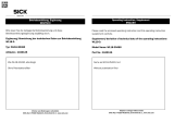 SICK WL18-3N480 Bedienungsanleitung