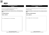 SICK WTB9-3P3461S13 Bedienungsanleitung