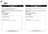 SICK WSE12-3V1131S03 Bedienungsanleitung