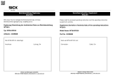 SICK WT18-3P210 Bedienungsanleitung