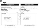 SICK MLG-2 Pro, MLG02A-0145R1S138 Bedienungsanleitung