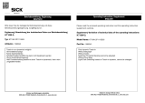 SICK KT10W-2P1115S05 Bedienungsanleitung