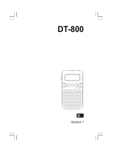 Sangean DT-800 Benutzerhandbuch