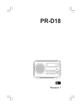 Sangean PR-D18 Bedienungsanleitung