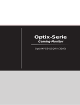 MSI Optix MPG341 Bedienungsanleitung