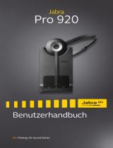 Jabra Pro 920 Mono Benutzerhandbuch