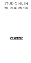 Rocktron Studio HUSH Bedienungsanleitung