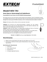 Extech Instruments HDV-TX1 Benutzerhandbuch