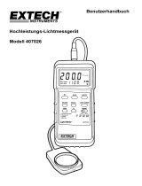 Extech Instruments 407026 Benutzerhandbuch