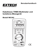 Extech Instruments MG302 Benutzerhandbuch