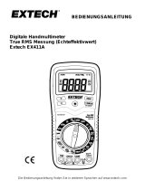 Extech Instruments EX411A Benutzerhandbuch