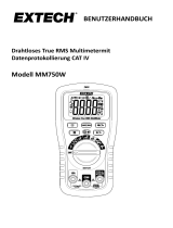 Extech Instruments MM750W Benutzerhandbuch