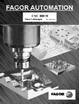 Fagor CNC 800 M OEM Benutzerhandbuch