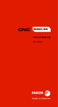 Fagor CNC 8060 for milling machines Benutzerhandbuch
