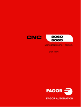 Fagor CNC 8060 for lathes Bedienungsanleitung