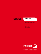 Fagor CNC 8037 for lathes Bedienungsanleitung
