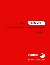 Fagor CNC 8055 for milling machines Bedienungsanleitung