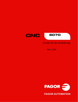 Fagor CNC 8070 para otras aplicaciones Bedienungsanleitung