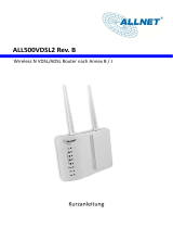 Allnet ALL500VDSL2 Rev. B Schnellstartanleitung