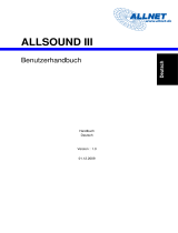 Allnet ALLSOUND III Benutzerhandbuch