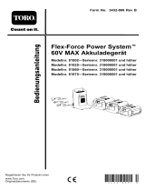 Toro Flex-Force Power System 6.0Ah 60V MAX Battery Pack Benutzerhandbuch