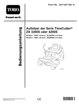 Toro TimeCutter ZS 3200S Riding Mower Benutzerhandbuch