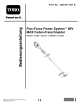 Toro Flex-Force Power System 60V MAX String Trimmer Benutzerhandbuch
