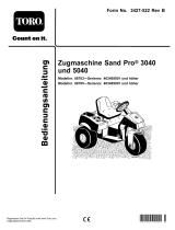 Toro Sand Pro 3040 Traction Unit Benutzerhandbuch