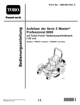 Toro Z Master Professional 6000 Series Riding Mower, Benutzerhandbuch