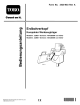 Toro Auger Head, Compact Tool Carrier Benutzerhandbuch