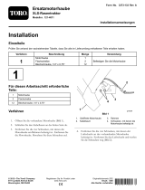 Toro Replacement Hood Kit, XLS Lawn Tractor Installationsanleitung