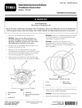 Toro Transmission Pulley Kit, TimeMaster Lawn Mower Installationsanleitung