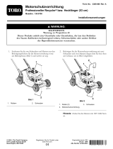 Toro Engine Guard Kit, 21in or 53cm Heavy-Duty Recycler/Rear Bagger Lawn Mower Installationsanleitung